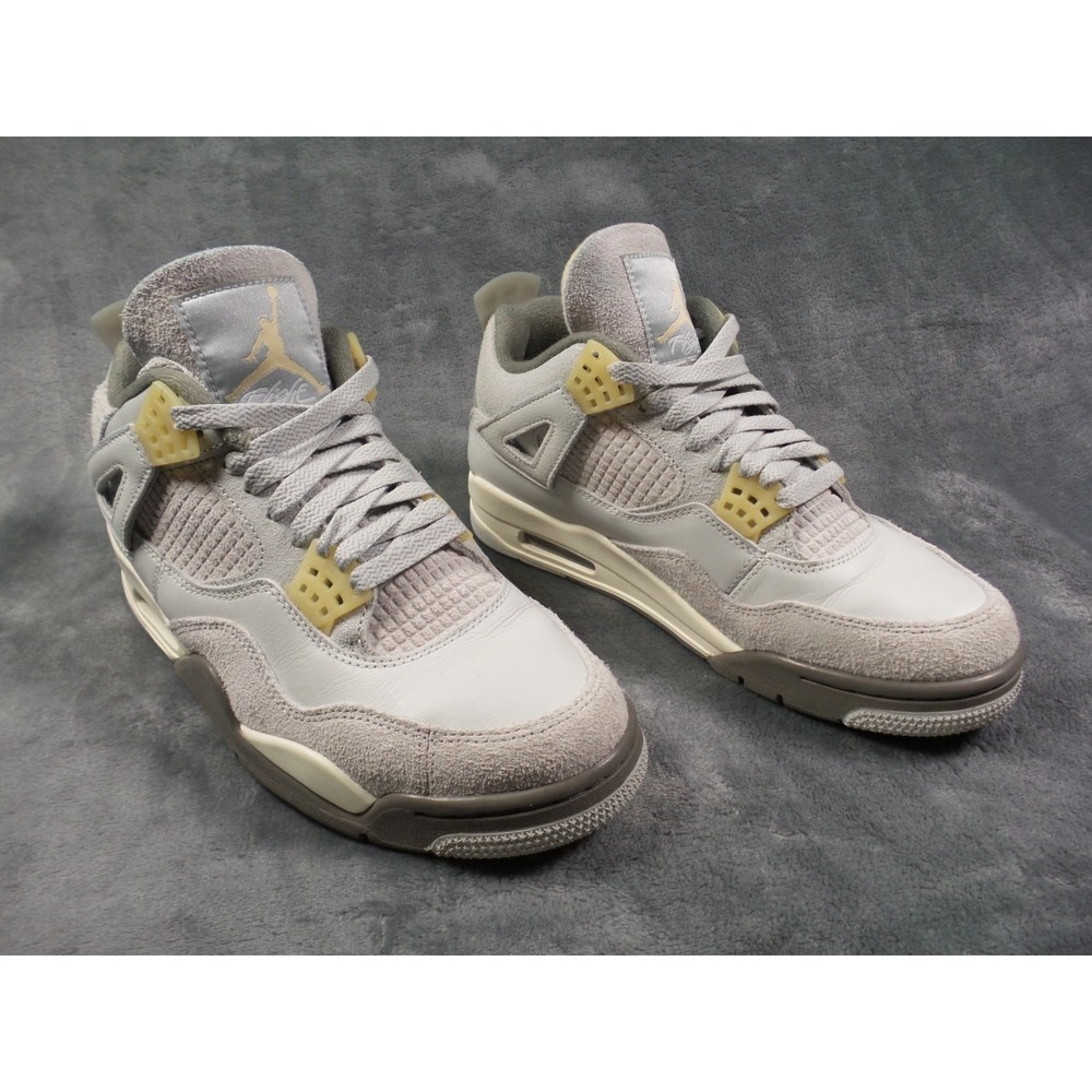 Nike Air Jordan 4 Retro SE Shoes Mens Size 8 Gray Craft Photon Dust DV3742-021